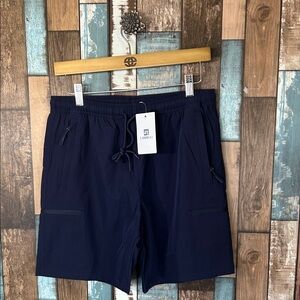 Indigo Men's Navy Athletic Shorts